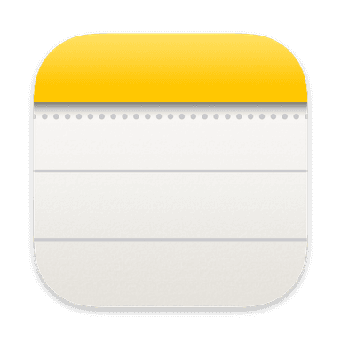 app icon of notes